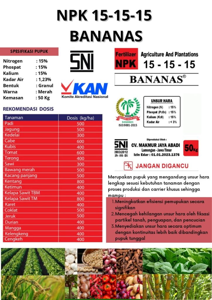 BANANAS NPK 151515