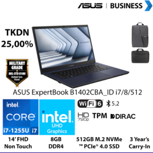 ASUS ExpertBook B1402CBA_ID I7/8GB/512GB SSD